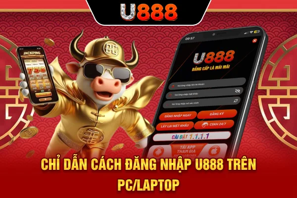 Chỉ dẫn cách đăng nhập U888 trên PC/laptop