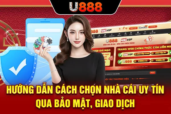 Hướng dẫn cách chọn nhà cái uy tín qua bảo mật, giao dịch